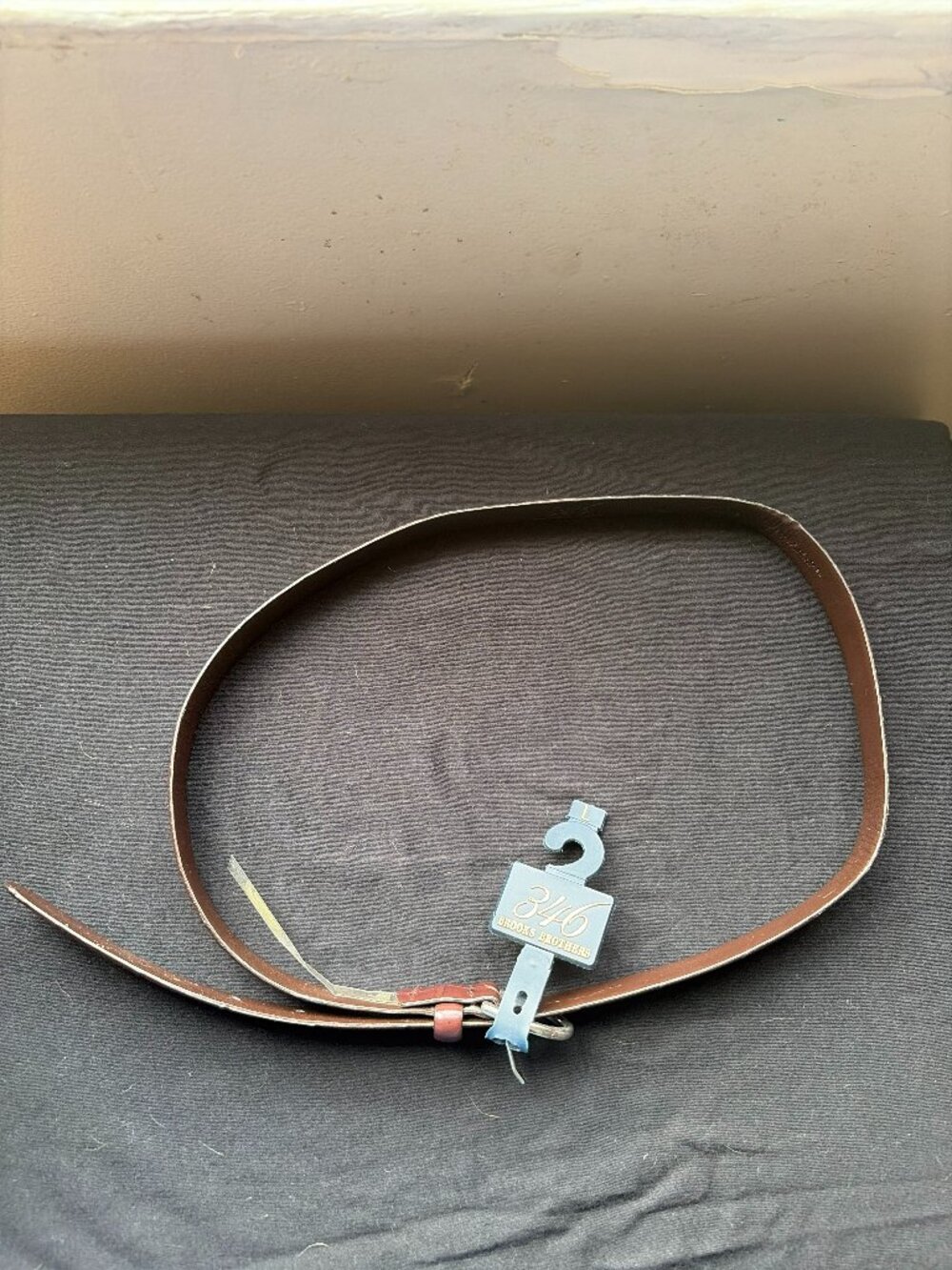 Brooks Brothers women’s Classic Brown Leather Belt